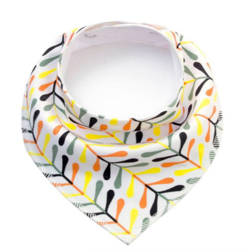 SET 2 Girls 5 Baby Bibs Bandana Handkerchief for Infant Drooling Teething Super Absorbent Bibs Age 0-24M